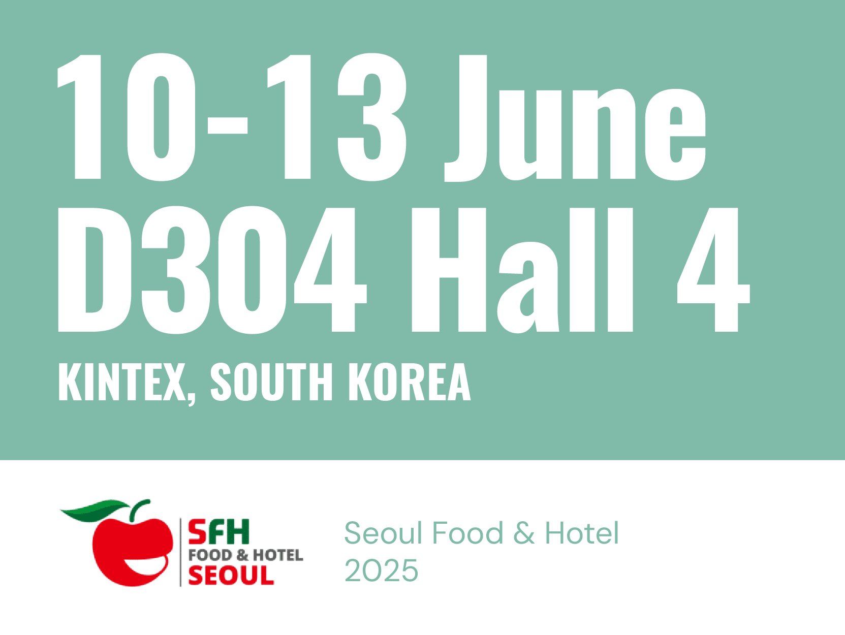 Armada Invites You to the 2025 SFH International Food & Hotel Exhibition Korea: Unveiling New Momentum in the Asian F&B Market